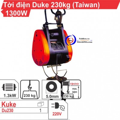 Tời Điện Duke 230kg