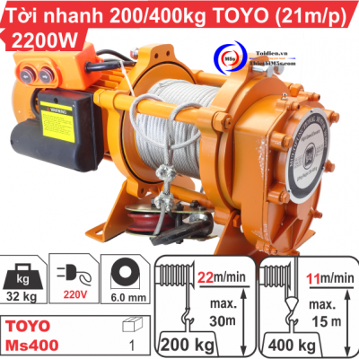TỜI XÂY DỰNG TOYO 400KG MS400